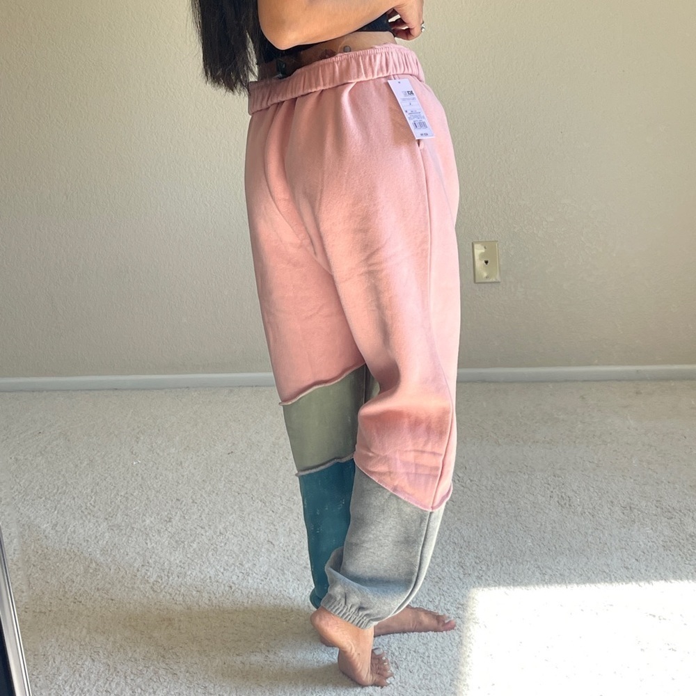 wild fable Pink Colorblock Jogger Pants - Picture 2 of 3